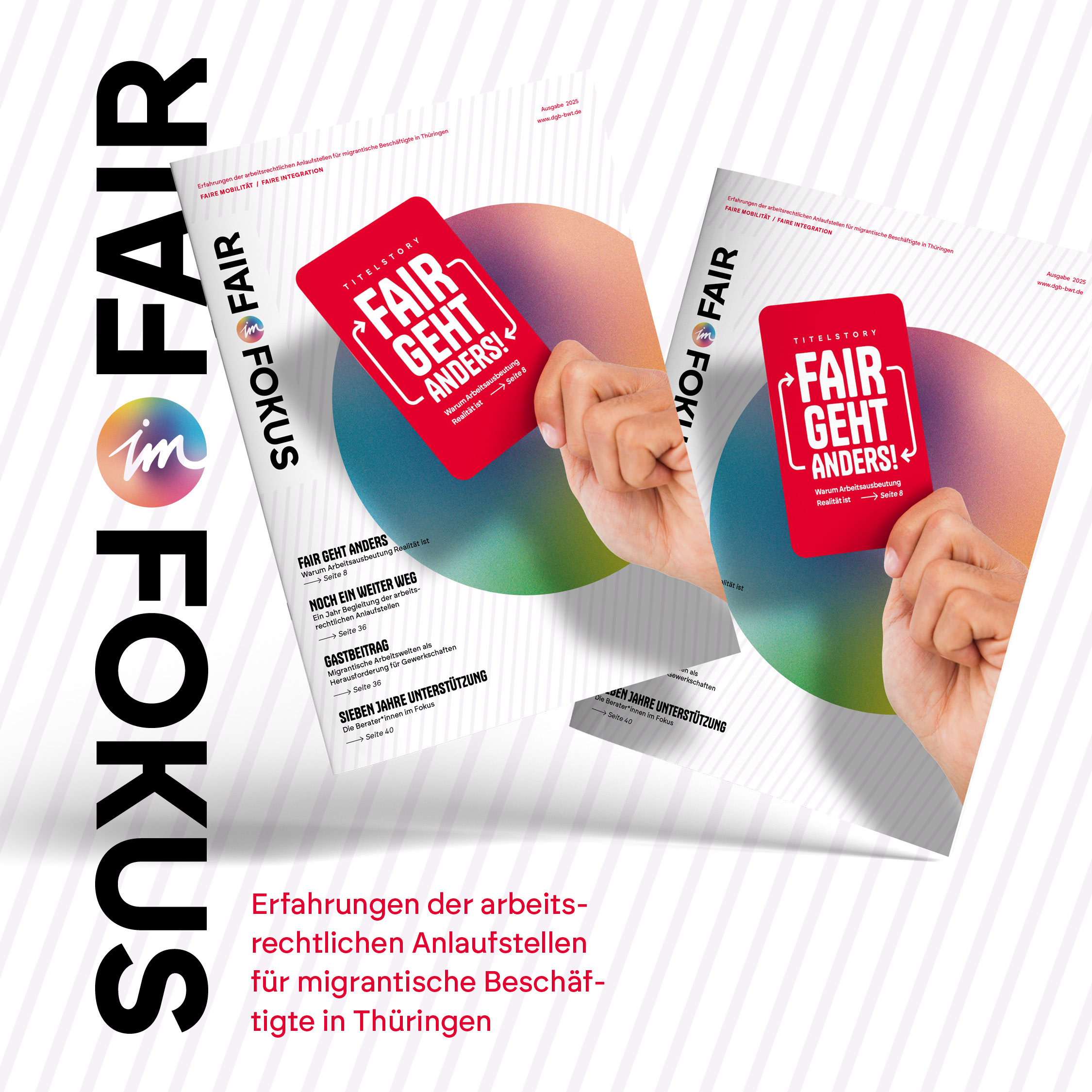 Magazin über die Erfahrungen der arbeitsrechtlichen Anlaufstellen für migrantische Beschäftigte in Thüringen